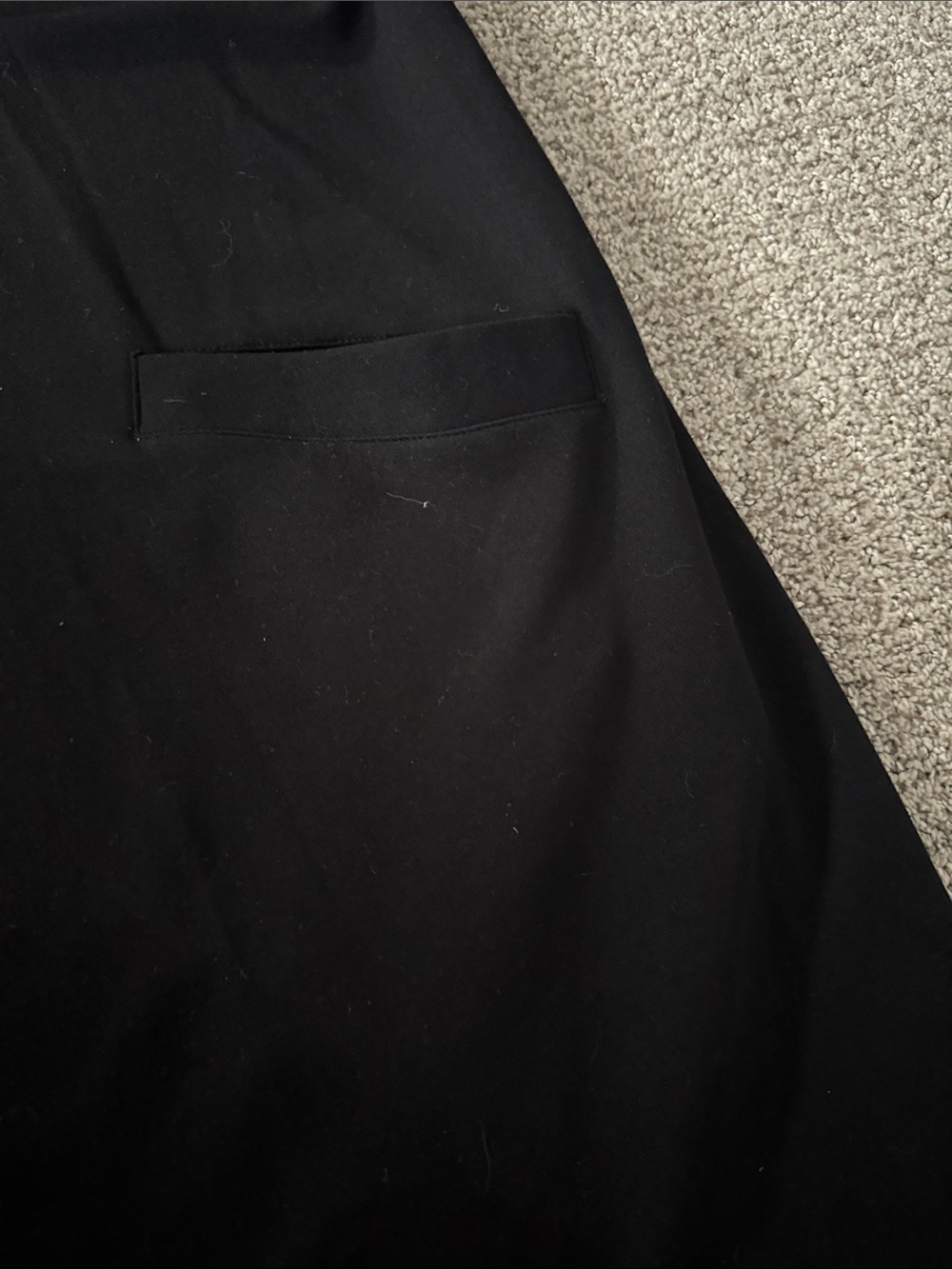 Hatch maternity long sleeve stretchy Black Pocket Shift Dress - Picture 3 of 4